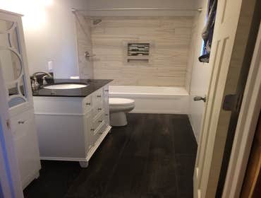 Pictures of work completed More pictures and information at https://www.buildzoom.com/contractor/all-trade-remodeling-llc