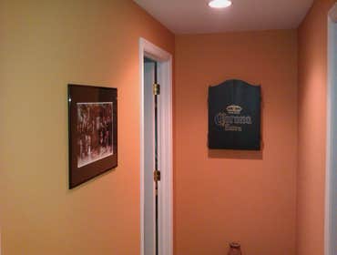 Hallway to Theater & Bathroom
