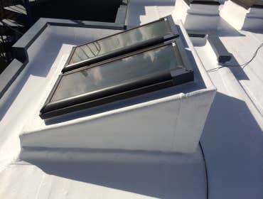 Gaco silicon roof coating