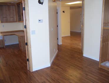 Hardwood Install 3/4" Solid Oak Plank. Full house install.