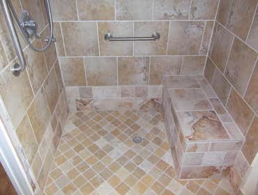 Bathroom and Kitchen Remodels Here are some pictures of the work I have done for my clients throughout the years. I work with tile, marble, stone, glas