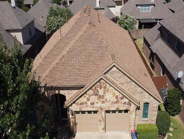 Photos by Asp Roofing & Construction #3 AFTER THE APRIL 28, 2020 STORM IN THIS AREA DESTROYED ROOF ON THIS SINGLE-FAMILY RESIDENCE. WE WERE ABLE TO UPG