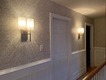 New hallway sconces
