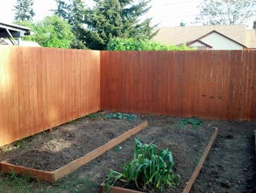New Cedar Fence