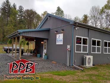 Photos by Pioneer Pole Buildings #1 40’ W X 60’ L X 12’ H