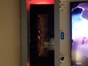 Built Mantle around Electric Fireplace