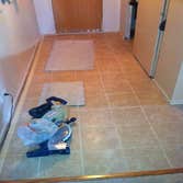 Mclaughlin Home Improvement Project KITCHEN AND HALLWAY CERAMIC TILE INSTALL