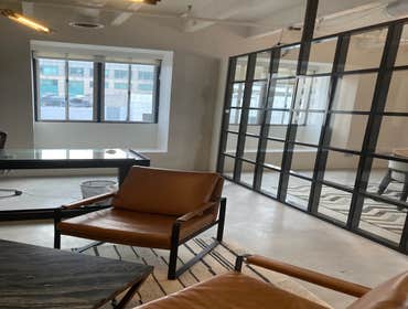 Commercial Office Partition Installation Santa Monica CA Build office glass partition wall with doors ,interior paint.