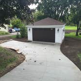 New Garage and Driveway