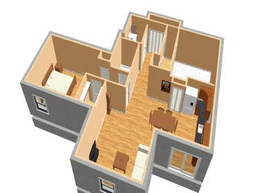 3D plan for basement remodel