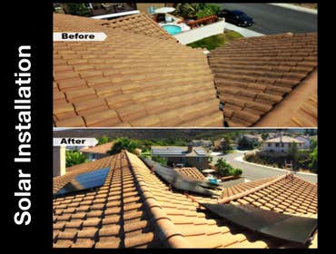 SOLAR ON TILE ROOF