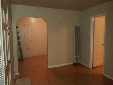 Wall separated kitchen