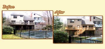 Deck with Staircase