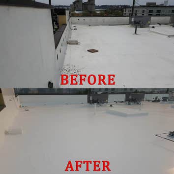 Fluid Applied Roofing Why replace your roof, when you can restore it?
Fluid applied roofing systems are seamless, fully-adhered, sustainable, warra