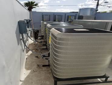 roof top electrical and conden