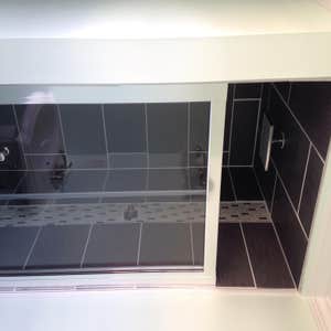 Custom built rain shower