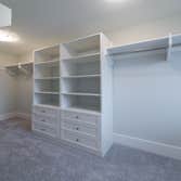 custom built closet shelving