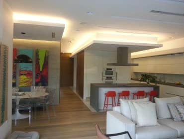 soffit with cove light LED