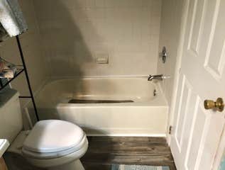 Photos by Mr Honey Do Home Improvement LLC #1 removed existing loose tiles with favorable site conditions. Removed water damaged drywall. Cleaned tiles