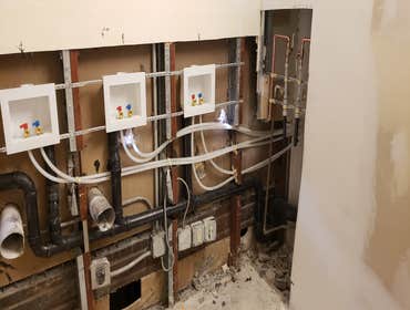 Commercial hotel/ restaurant plumbing repipe