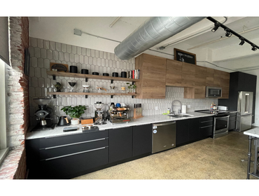 Industrial Style Kitchen Remodel The old house had been lovingly restored, with each room carefully renovated to bring it into the modern era. However,