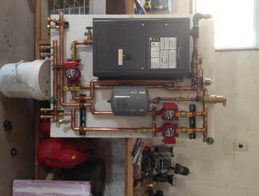 2 zone electric boiler