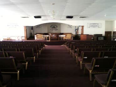 Just me and the wife Remodeled a Church in Petersburg. I built a half round stage with rounded steps. I then added arcs to the headers over choir area.
