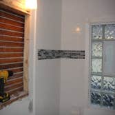 Progress picture - shower tile