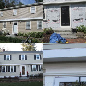 New windows , Siding & Trim