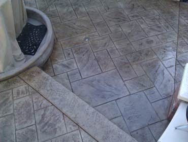Stamped Concrete stamped concrete patio