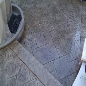 Stamped Concrete stamped concrete patio