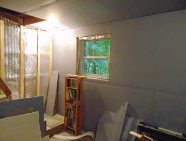 Foamboard, Drywall, Windows