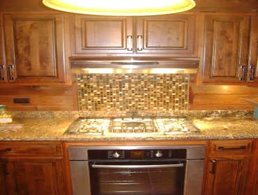 Stove #1 log cabin kitchen