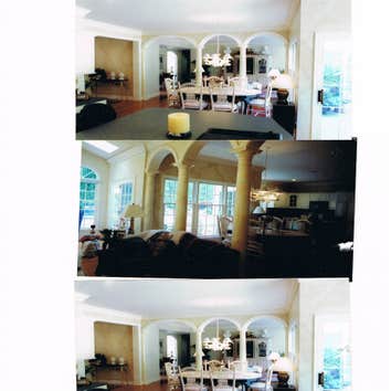Marbleized Columns & Walls