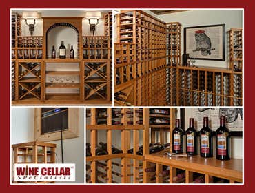 Mahogany Wheat Stain Wine Rack Minnesota