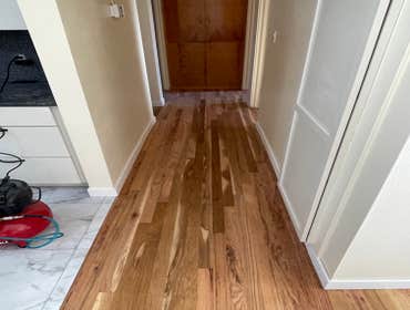 Kitchen/bathroom remodel Kitchen and bathroom update/remodel. Remove faux wall and install lvl beam for open floor plan. Kitchen cabinets, quartz count
