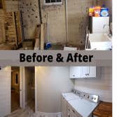 Add 2 bedrooms and a half bath