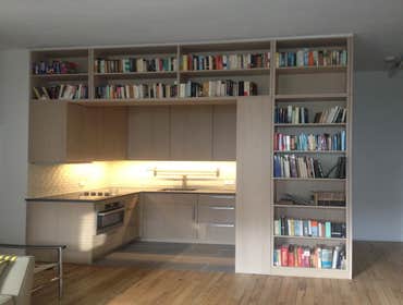 Kitchen with Bookcase