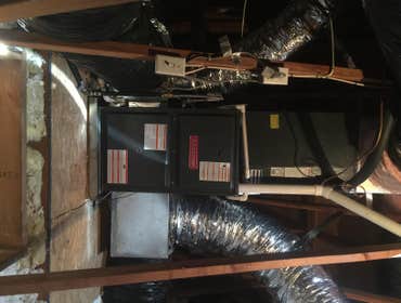 Attic split system