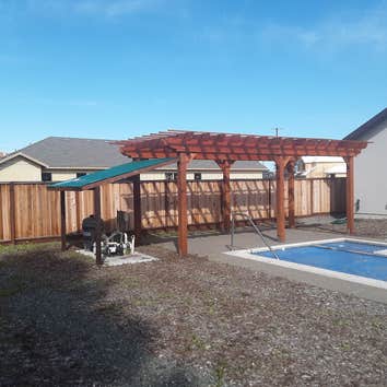 New Gazebo for Solar Pool Heating System