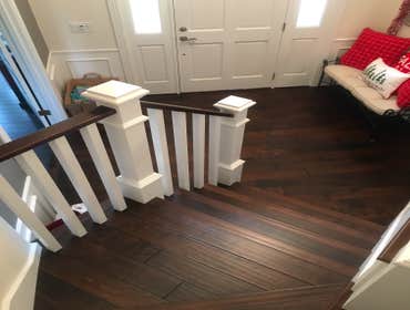 Hardwood and Full Staircase Reconstruction- Woodinville, WA