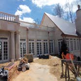 Applied Roofing Technology / Projects Copper Roofs, chimney caps & conductor head.