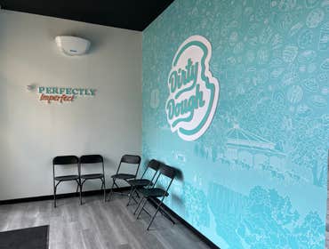 Dirty Dough Cookies Tenant fit out for cookie shop.