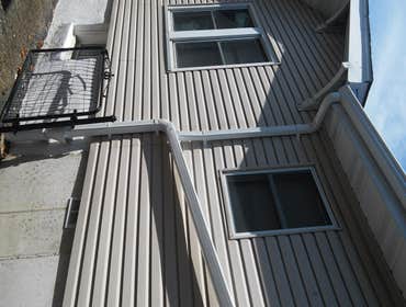 New gutters and down spouts