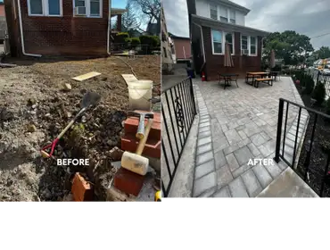 Photos by Vinny Construction Corp #4 Patio install and brick repointing