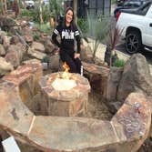 flagstone firepit handmade gas