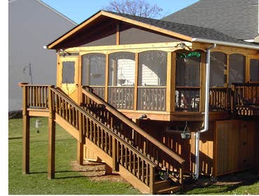 Addison Carpentry Project 1 Remodeling ,decks, screen, porches, garages, additions, built in shelves and cabinets