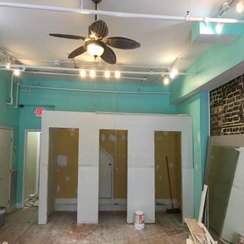 New dressing areas