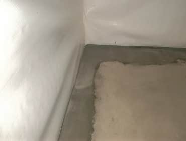 Concrete Over Drain has Dried
