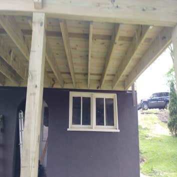Photos by Canady Construction & Home Improvement #1 10x20 Deck with sliding glass door addition